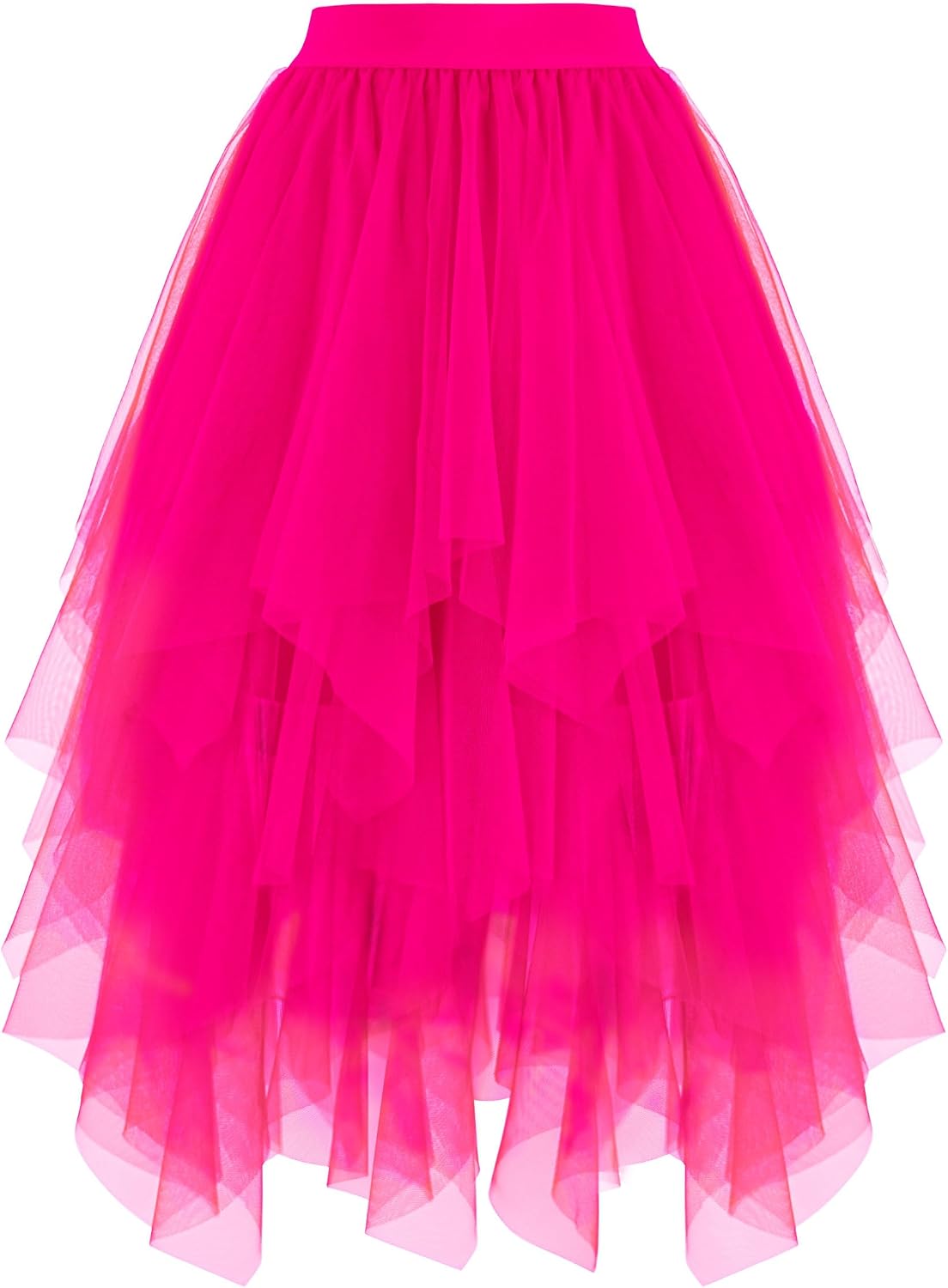 High Low Layered Puffy Fairy Tulle Skirts