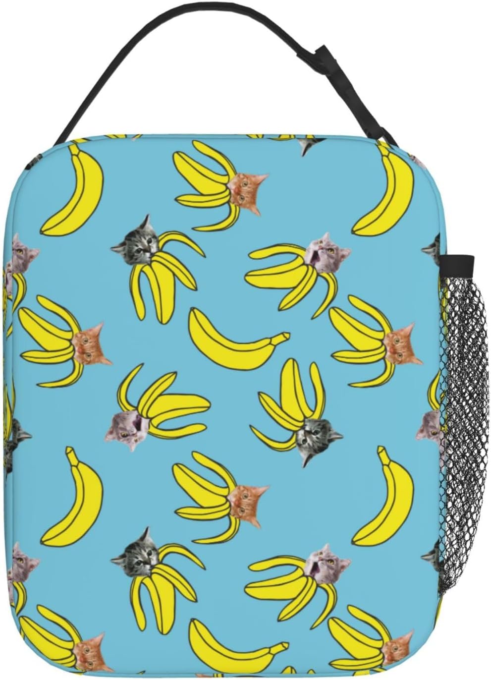 Gianlaima Wicca Moon Phase Witchy Star Magic Mushroom Insulated Lunch Box For Women And Man, Portable Lunch Bags Reusable Cooler Tote For Office Work Travel Picnic Camping Beach