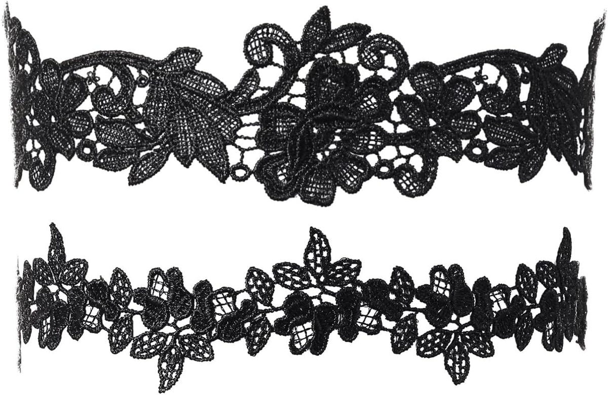 Eigso Steampunk Gothic Garter Belts Leg Rings Heart Love with Rivet Studded Elastic Band Adjustable