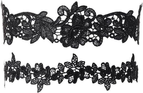 Eigso Steampunk Gothic Garter Belts Leg Rings Heart Love with Rivet Studded Elastic Band Adjustable