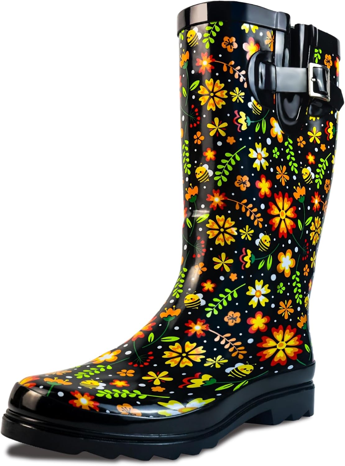 Rain Boots For Women, Waterproof Ladies Tall Knee High