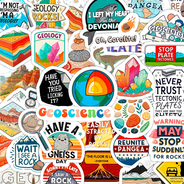 100Pcs Classic Rock Stickers — Rockabilly Guitar & Music Emblems