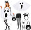 6 PCS Halloween Costume Set for Women Adult, Perfect for Halloween
