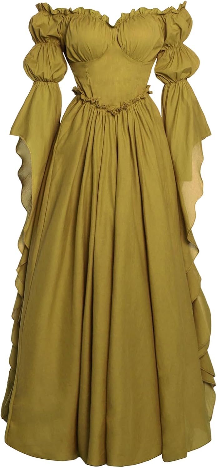 Medieval Renaissance Costume Dress Victorian Dresses for Women