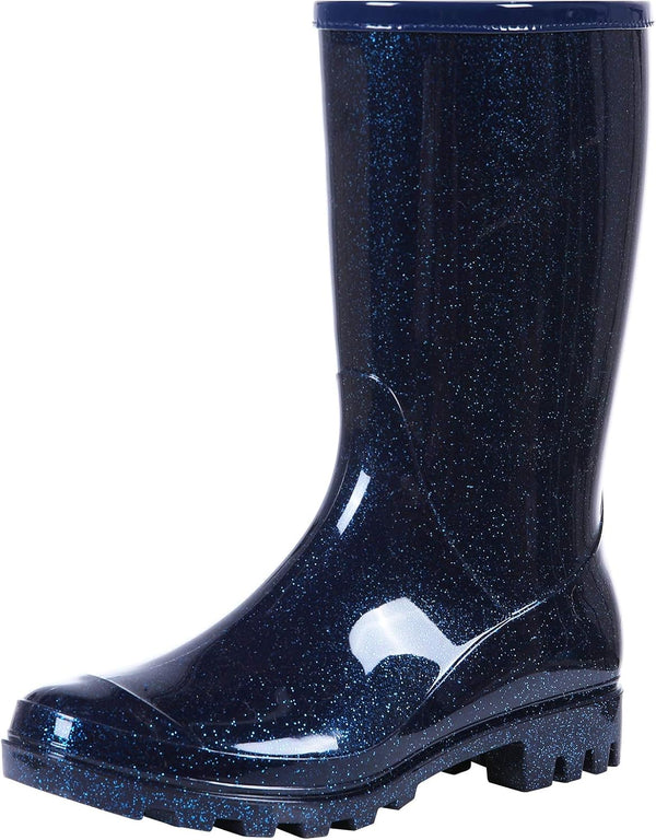 Mid Calf Rain Boots Waterproof Shoes