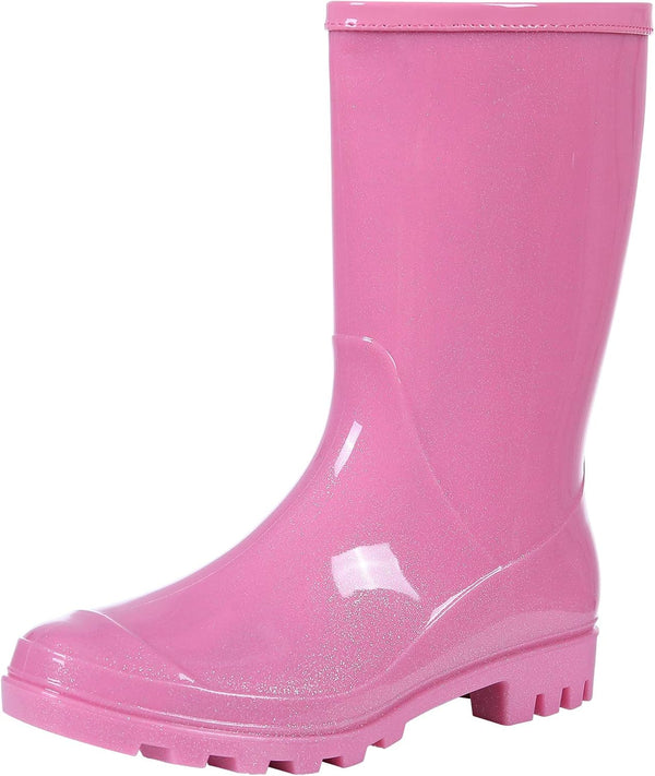 Mid Calf Rain Boots Waterproof Shoes