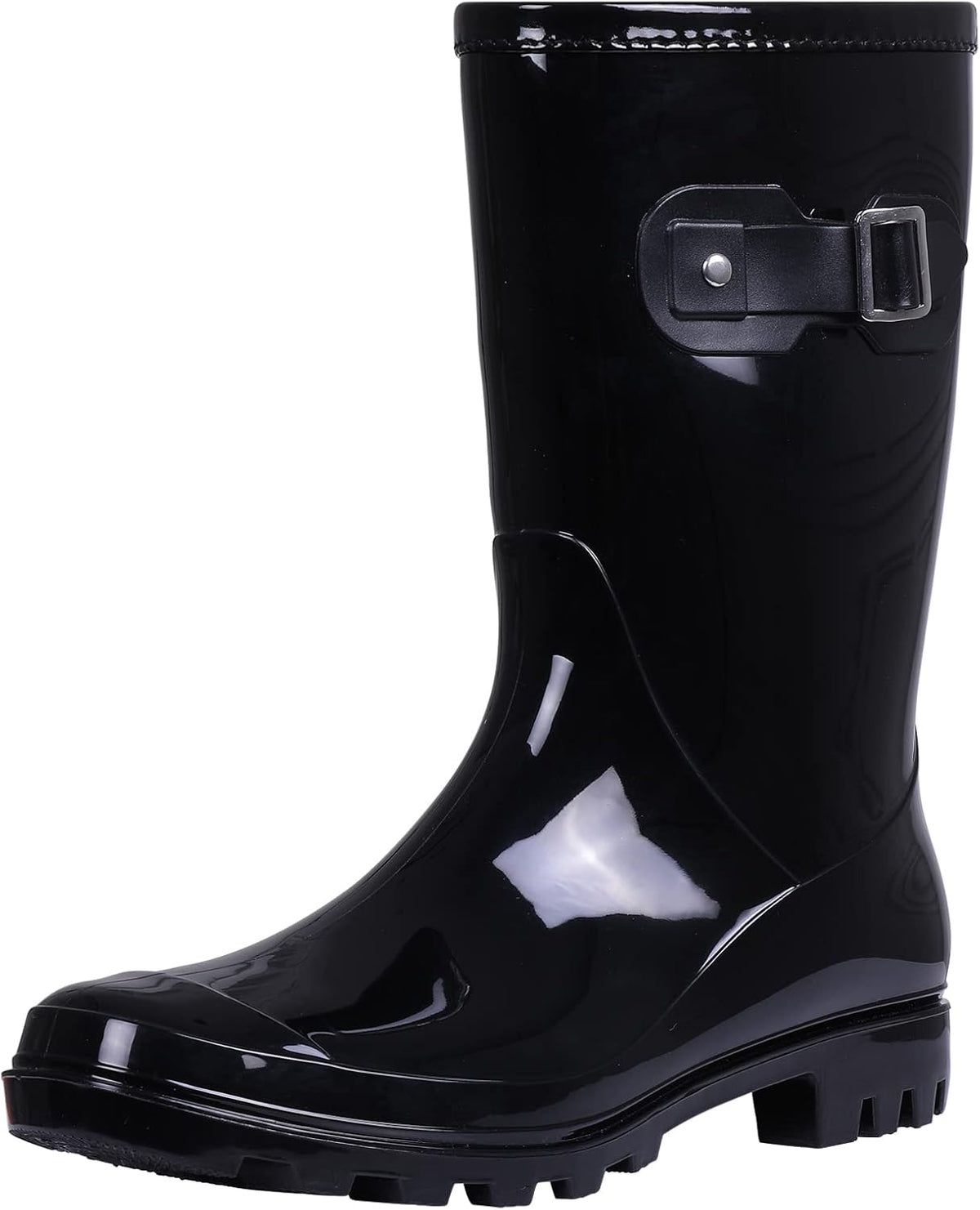 Mid Calf Rain Boots Waterproof Shoes