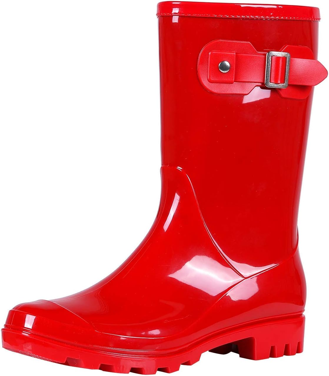 Mid Calf Rain Boots Waterproof Shoes