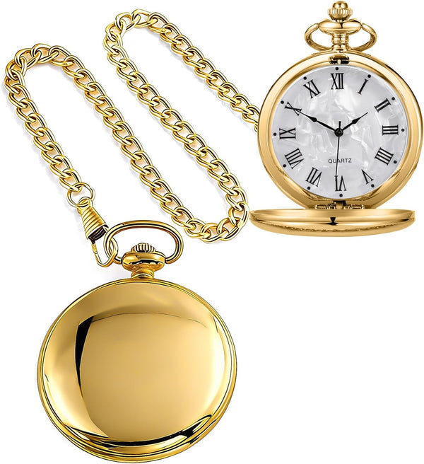 Smooth Pocket Watch,Personalized Pocket Watch,Customized Watches for M
