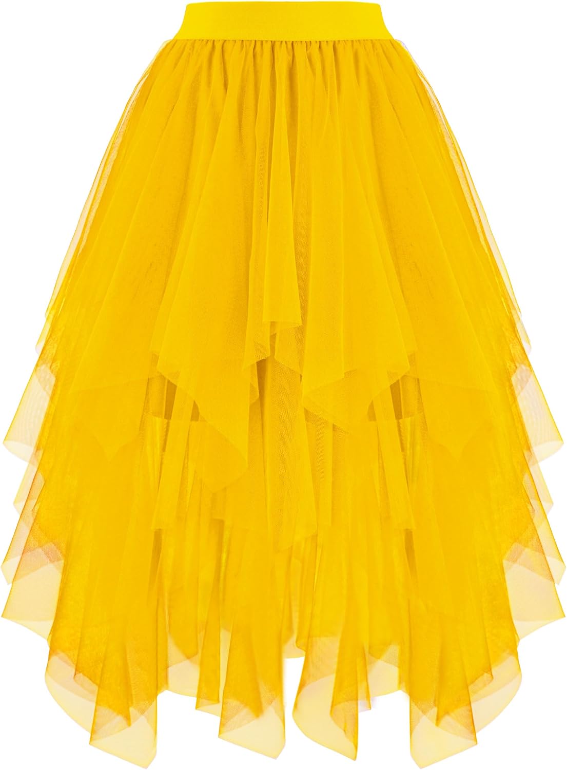High Low Layered Puffy Fairy Tulle Skirts