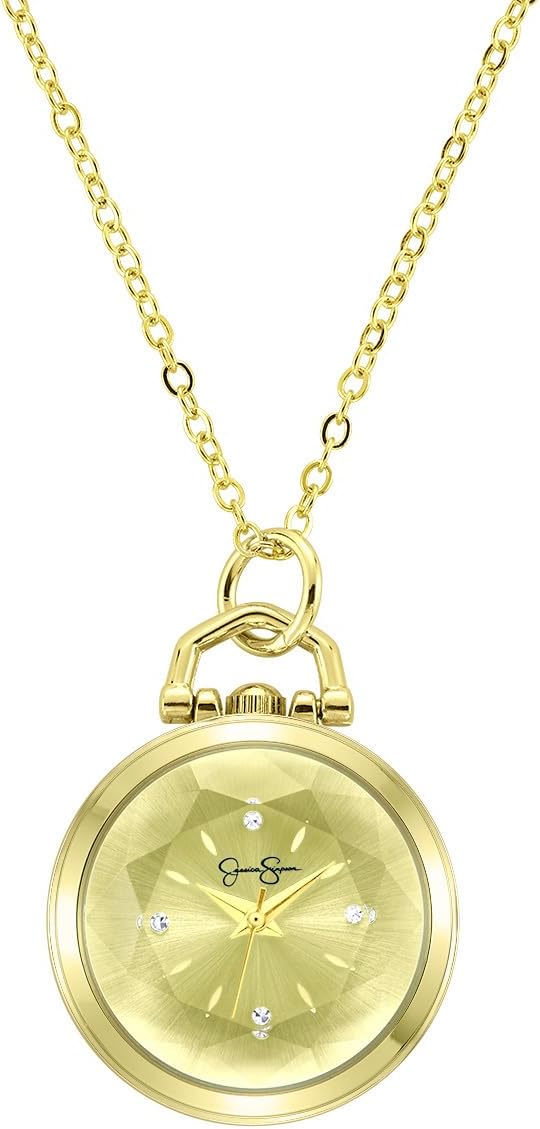 Jessica Simpson Pendant Necklace Watch for Women