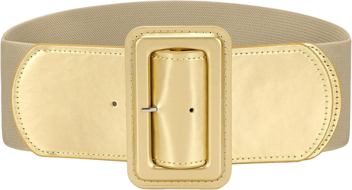 Stretchy Wide Women Belts Elastic Vintage Belts for Women Fashion Ladies Waist Belt for Dress