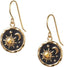 Vintage Sun and Moon Coin Drop Earrings