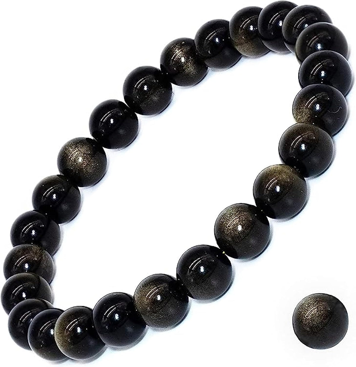 Natural Gemstone Stretch Elastic Bracelet