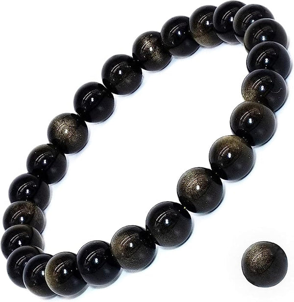 Natural Gemstone Stretch Elastic Bracelet