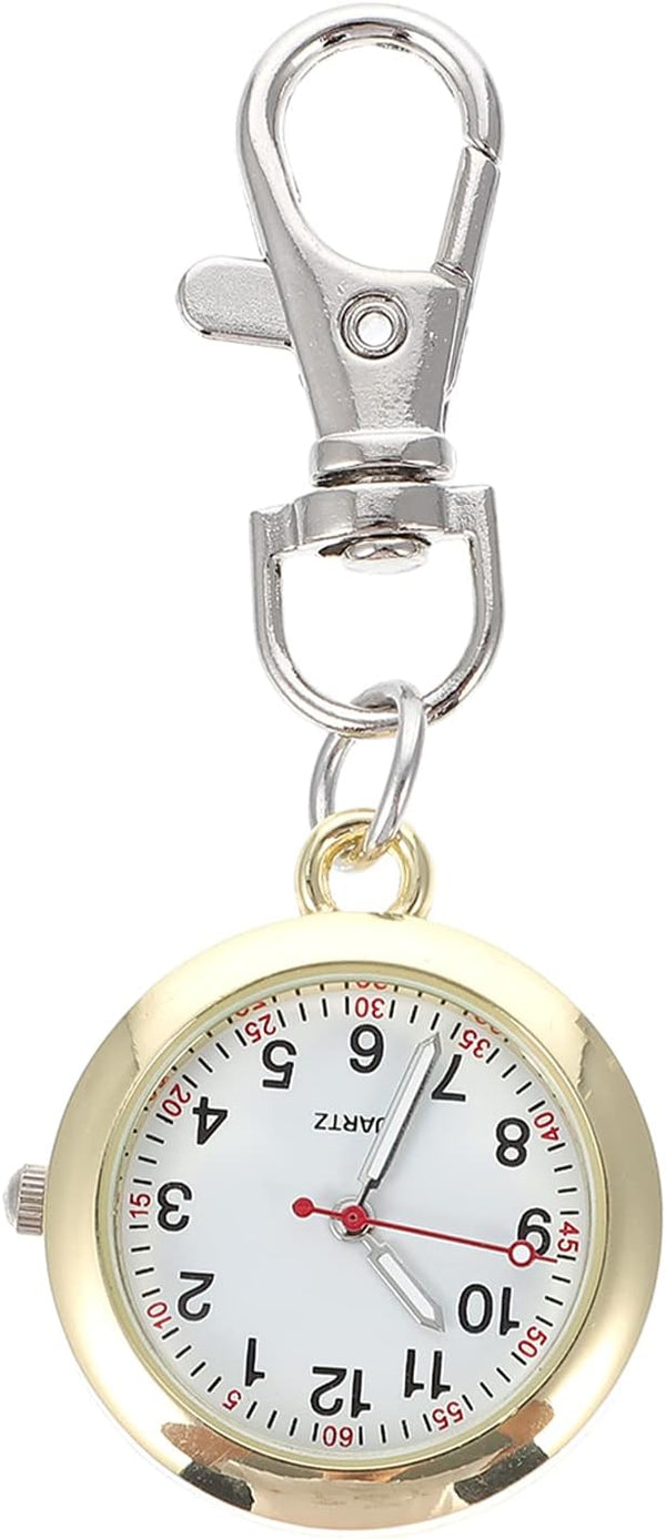Homoyoyo Clip On Pocket Watch: Nurse Glow Pointer Watch with Clip and