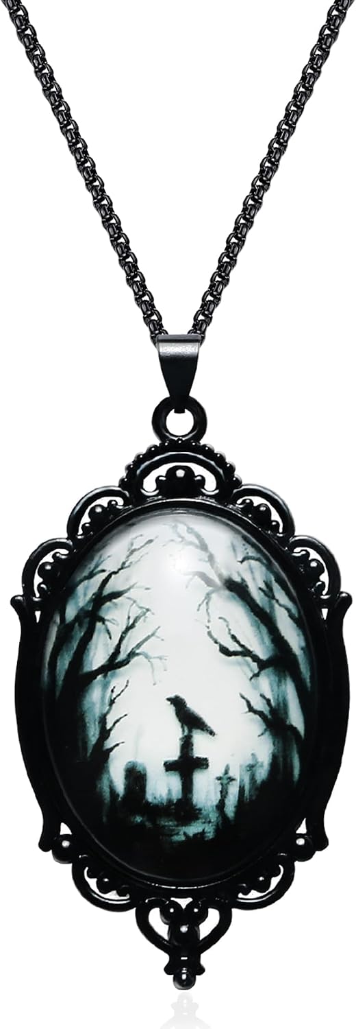 Gothic Necklace as Halloween Costume Jewelry for Women