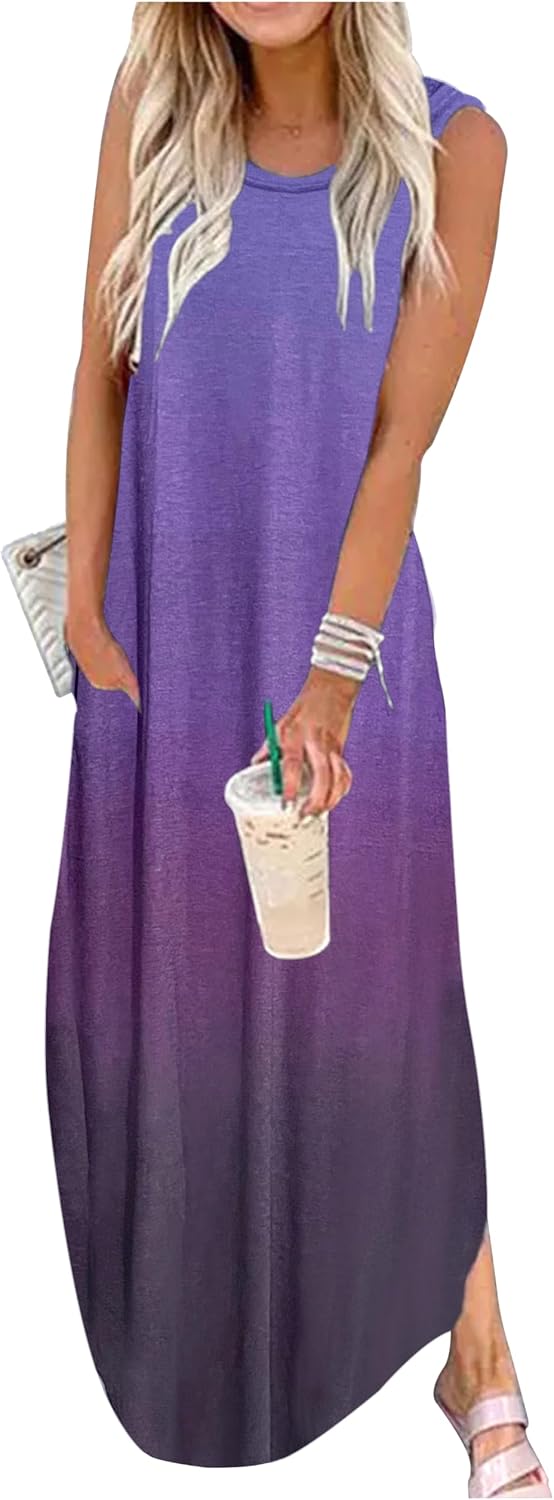 CHUNTIANRAN Maxi Dresses for Women Summer Outfits Boho Beach Long Dresses Casual Sundresses Resort Wear for Women 2026