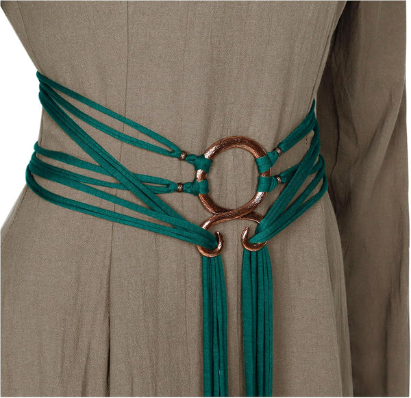 Viking Troll Cross Belt Women Extra Long Rope Belt