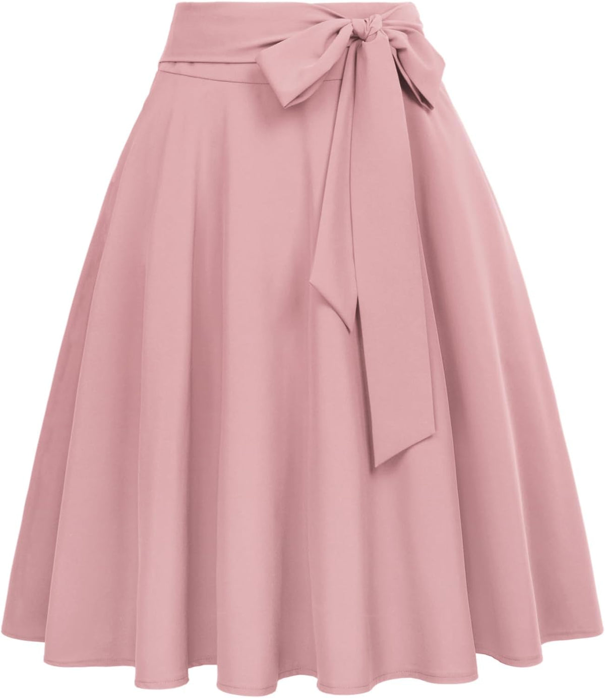 Belle Poque Women High Waisted A Line Skirt with Pockets