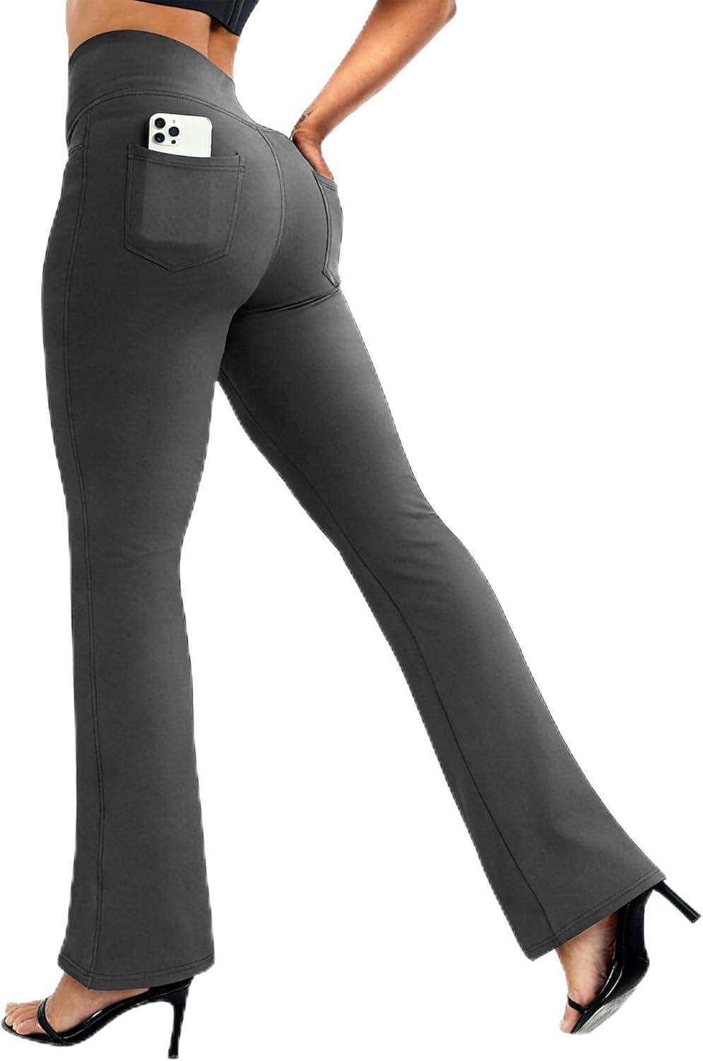 3 Packs Womens High Waist Flare Pants-flare Yoga Pants，yoga Pants