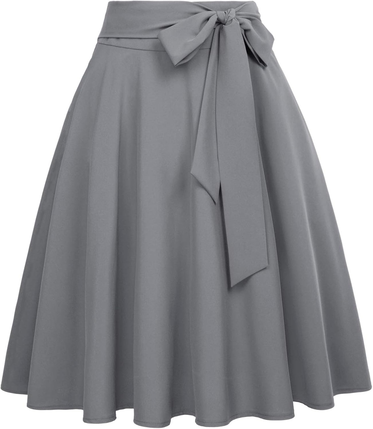Belle Poque Women High Waisted A Line Skirt with Pockets