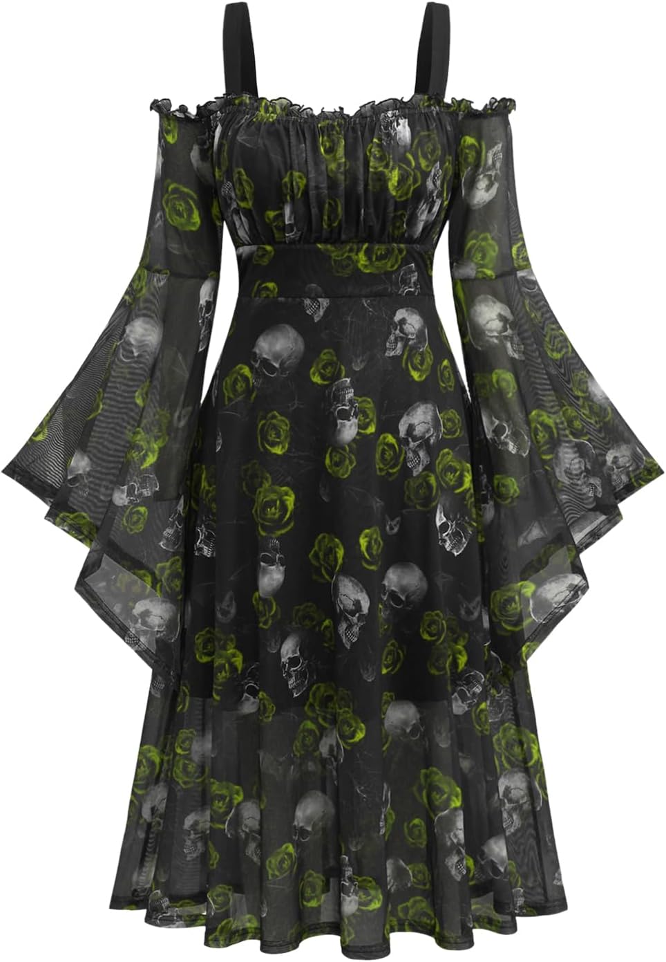 Rosegal Plus Size Women Renaissance Witch Costumes Dress