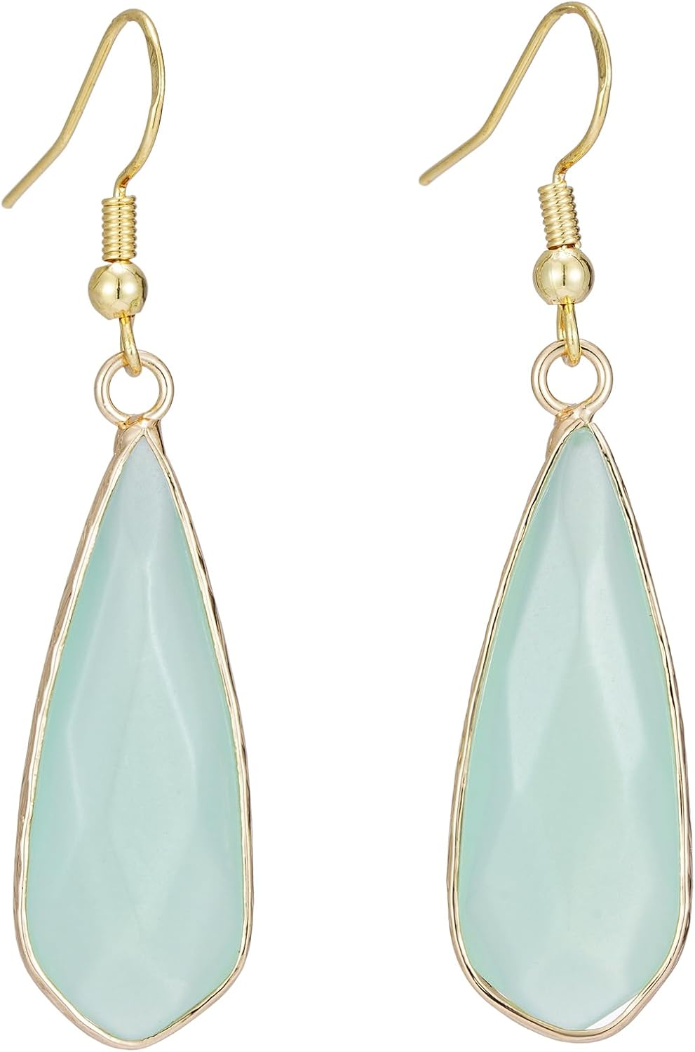 Boho Natural Stone Dangle Drop Earrings