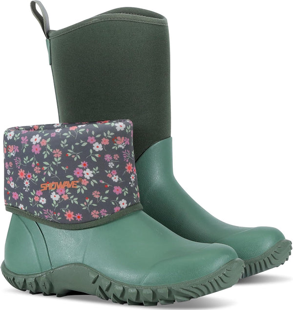 Women’s Boots Rubber Rain Boots For Women Waterproof Mud Boot