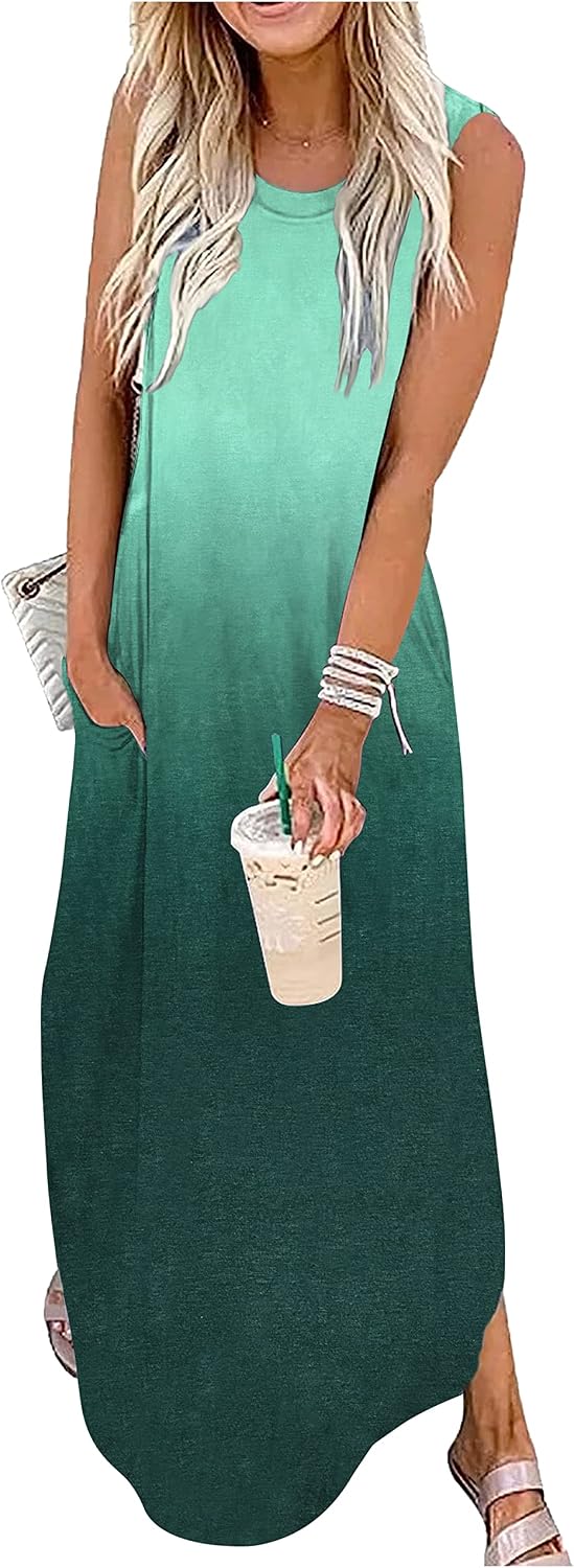 CHUNTIANRAN Maxi Dresses for Women Summer Outfits Boho Beach Long Dresses Casual Sundresses Resort Wear for Women 2026