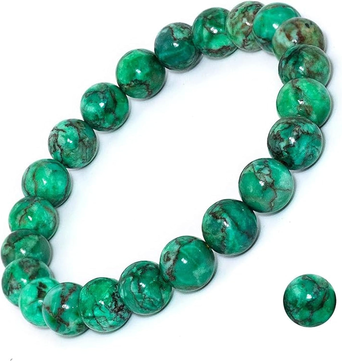 Natural Gemstone Stretch Elastic Bracelet
