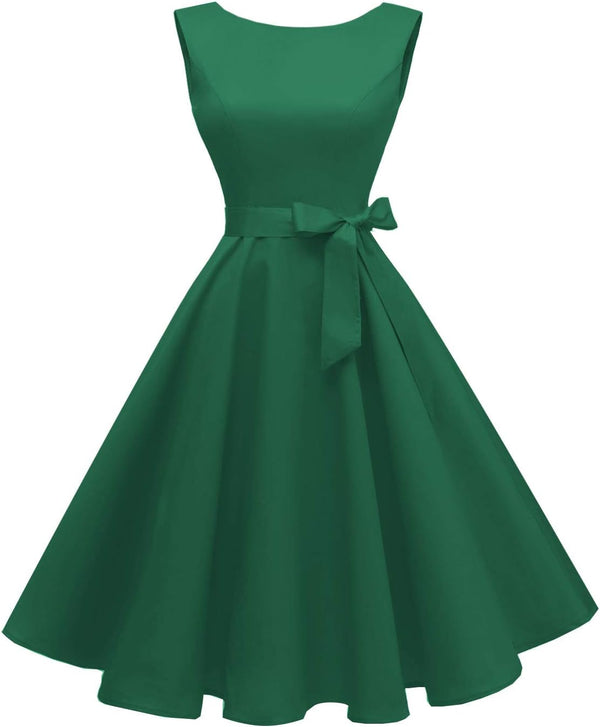 Sleeveless Vintage 1950s Cocktail Dress