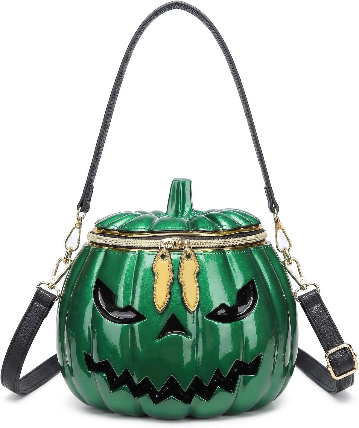 PVC Pumpkin-Shaped Crossbody Shoulder Bag