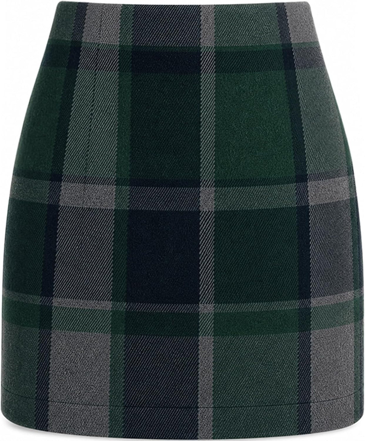 Rapbin Womens High Waist Plaid Skirt Fall Winter Bodycon Pencil Mini Skort