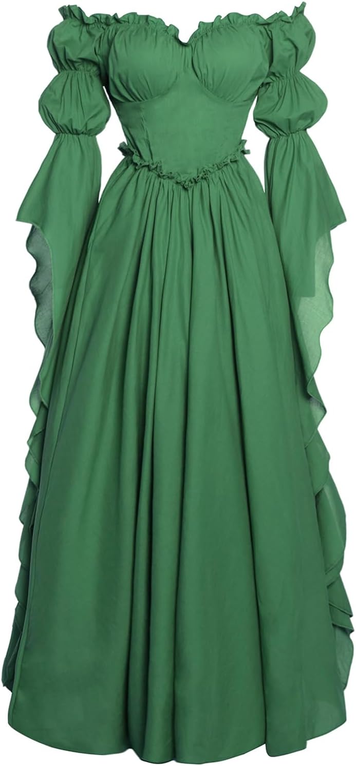 Medieval Renaissance Costume Dress Victorian Dresses for Women