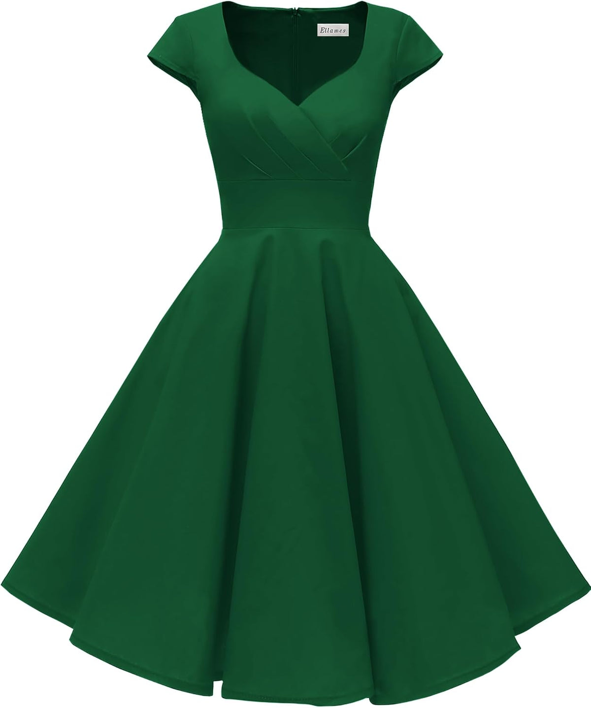 1950s Retro Vintage Elegant Dress with Pockets