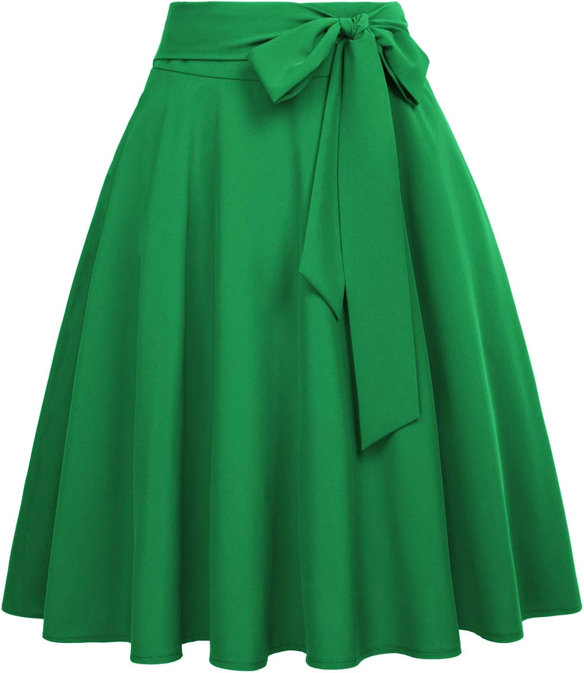 Belle Poque Women High Waisted A Line Skirt with Pockets