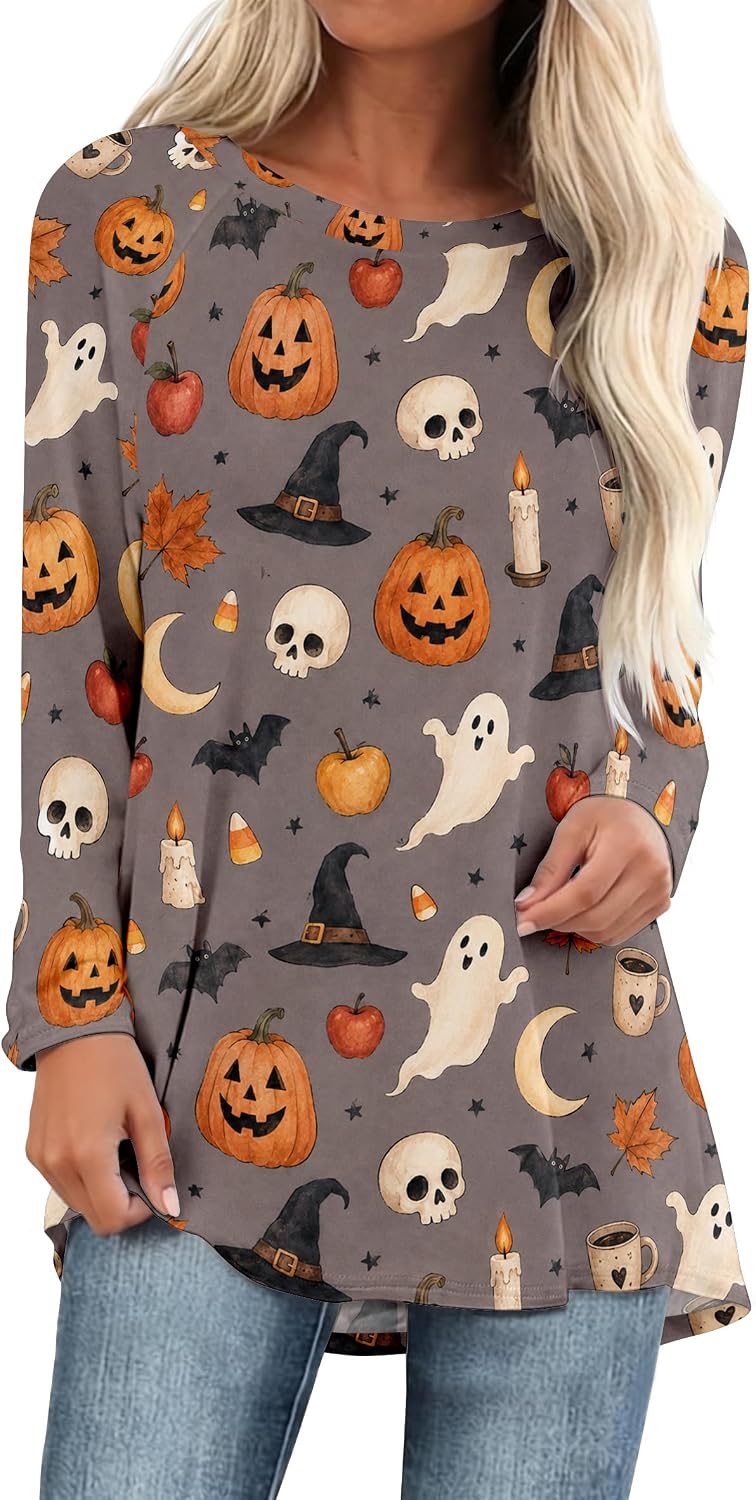 Tunic Tops for Women Loose Fit Dressy Long Sleeve for Leggings