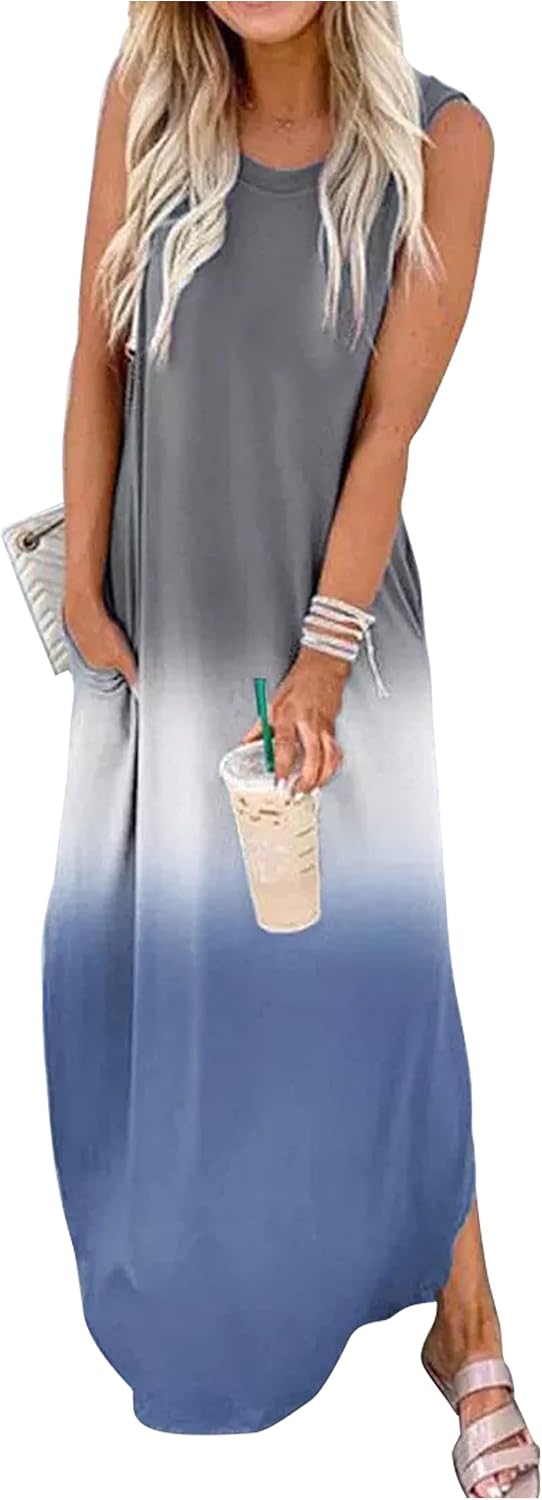 CHUNTIANRAN Maxi Dresses for Women Summer Outfits Boho Beach Long Dresses Casual Sundresses Resort Wear for Women 2026
