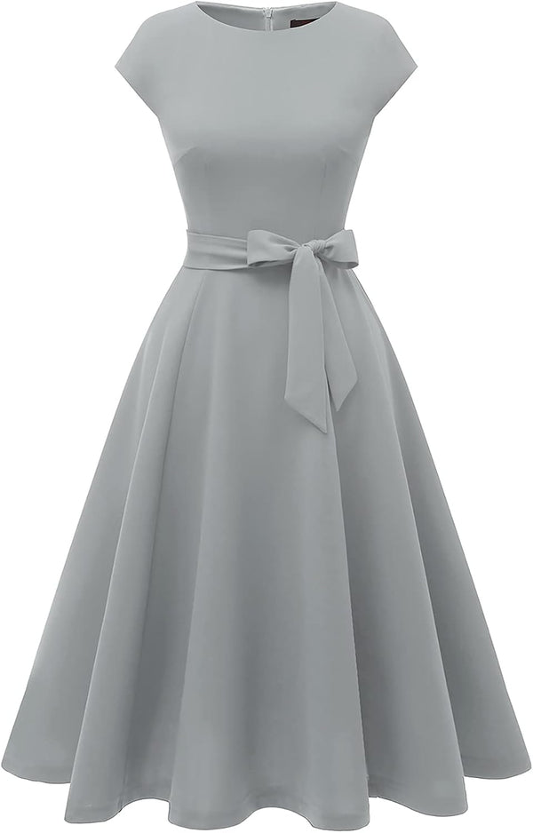 DRESSTELLS Women's Cocktail Dresses, Formal Wedding Guest Church Dress