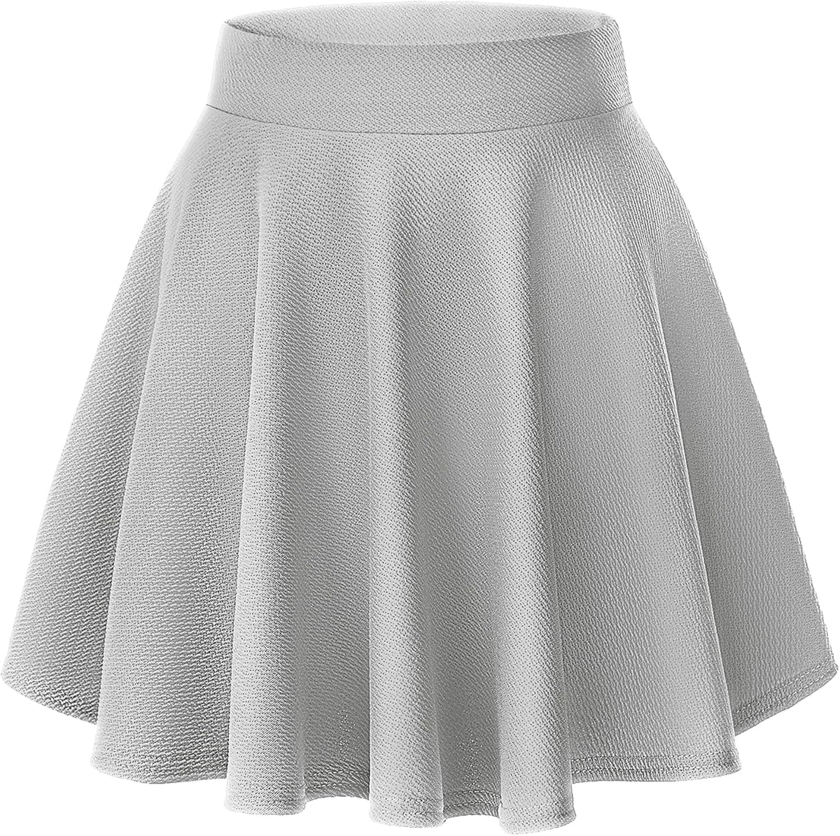 Urban CoCo Women's Basic Versatile Stretchy Flared Casual Mini Skater Skirt