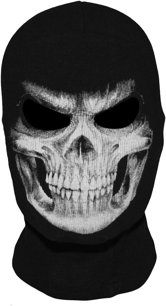WTACTFUL 3D Scary Skeleton Mask Skull Mask Grim Reaper Mask for Halloween