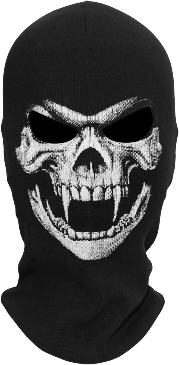 WTACTFUL 3D Scary Skeleton Mask Skull Mask Grim Reaper Mask for Halloween