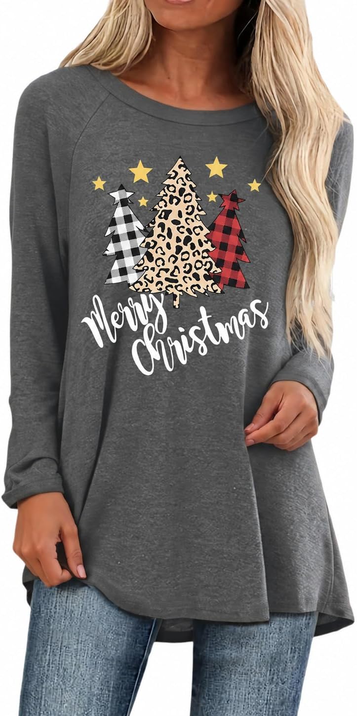 Tunic Tops for Women Loose Fit Dressy Long Sleeve for Leggings