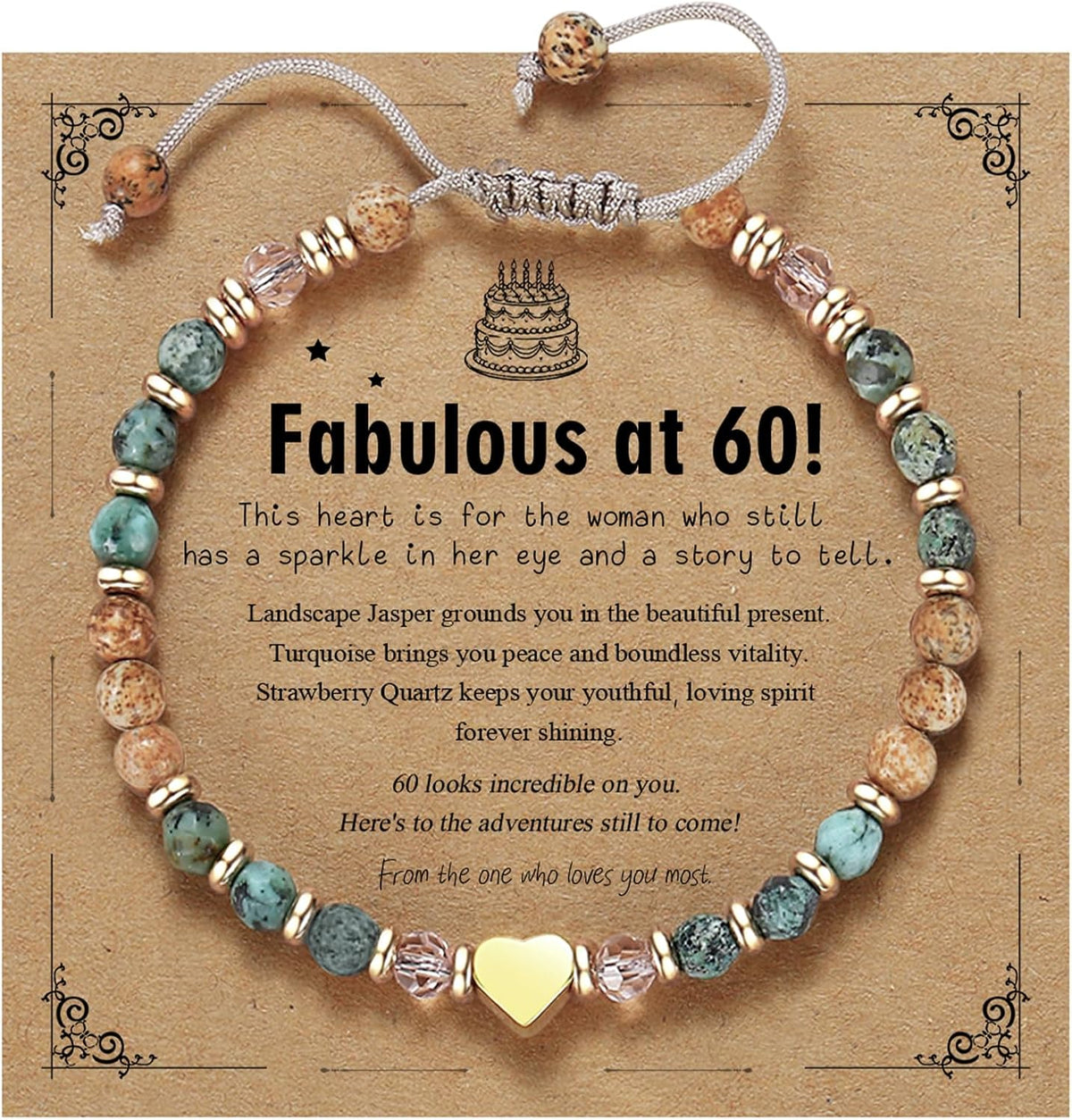 yupoxiu Natural Stone Bracelets - Inspirational Birthday Gifts for Women