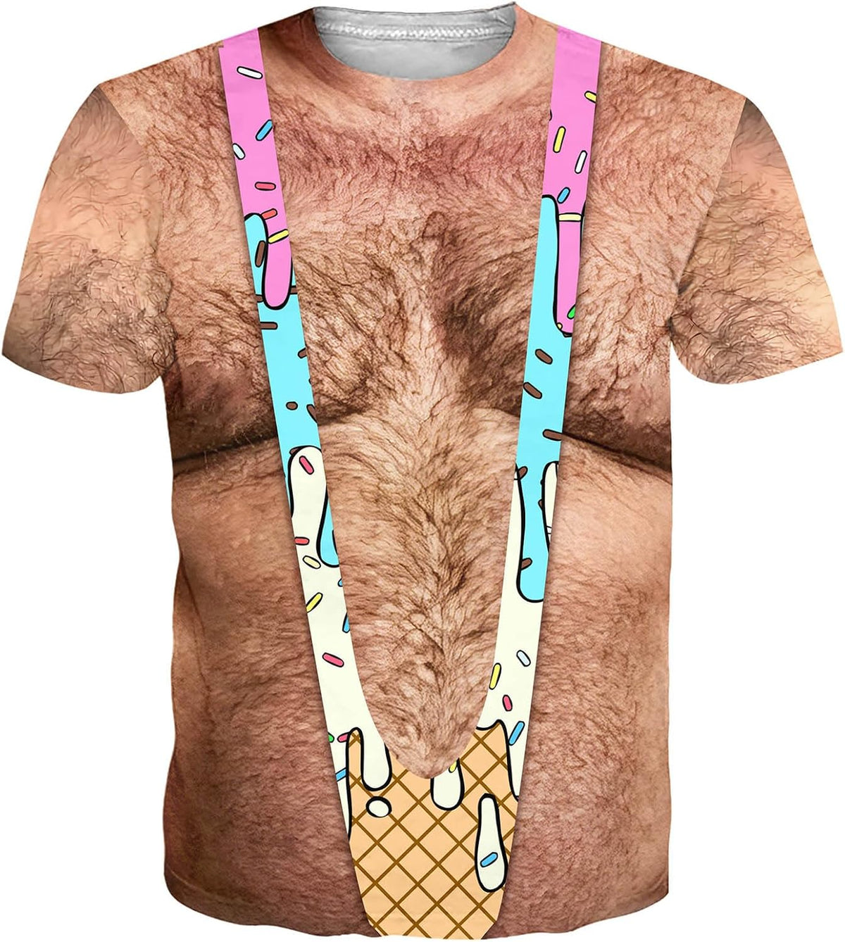 uideazone Mens 3D Funny Graphic T Shirt Novelty Short Sleeve Costume Tees