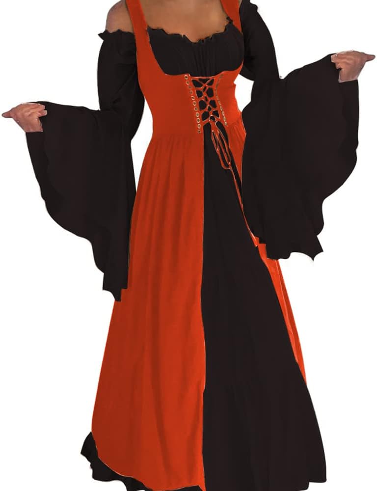 ABaoWedding Womens's Medieval Renaissance Costume Cosplay Over Dress