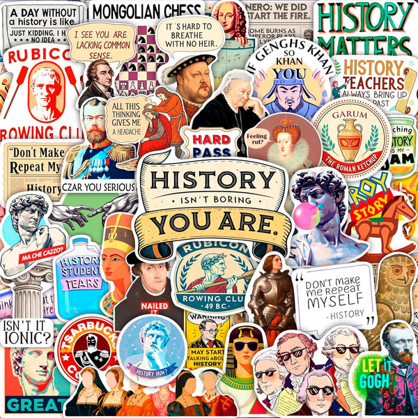 100Pcs Classic Rock Stickers — Rockabilly Guitar & Music Emblems