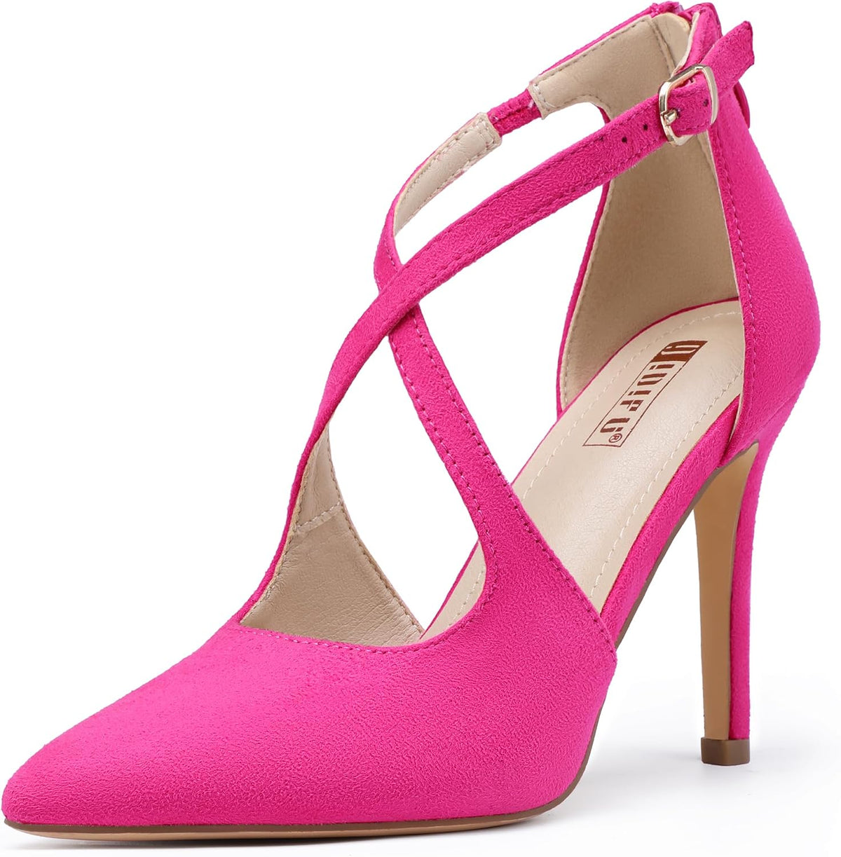 IDIFU Women's Pumps IN4 Closed Toe Stiletto High Heels Dress Shoes