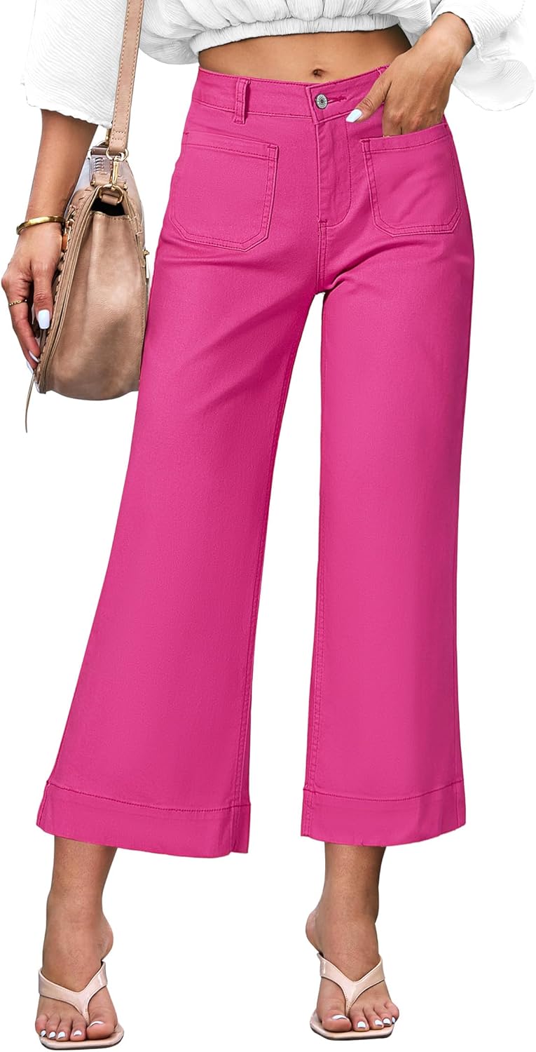 Luvamia Wide Leg Jeans For Women Trendy High Waisted Flare Jeans